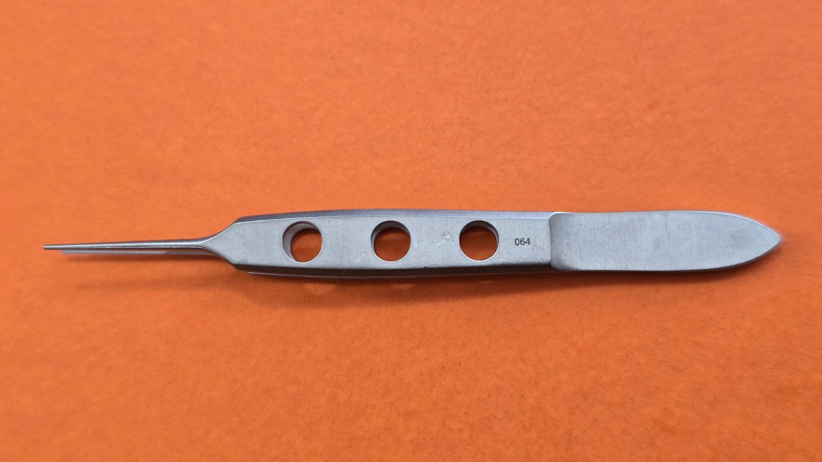 Jarit 355-123 Surgical Bishop Harmon Iris Forceps 3 3/8" straight