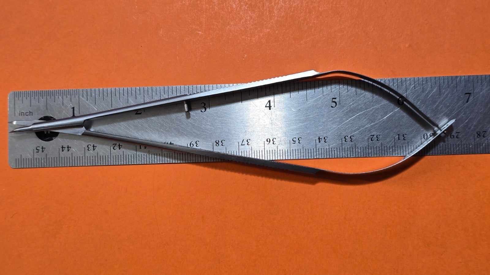 SCANLAN 7007-140 Surgical Vannas Scissors 6.75" Angled Micro Blades