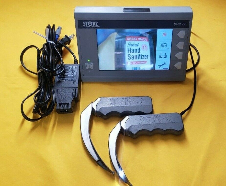 Karl Storz C-MAC System 8402XZ Monitor 8402X Module Laryngoscope Blades