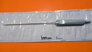 Byron Cannula 3mm x 26cm Plastic Surgery Instruments