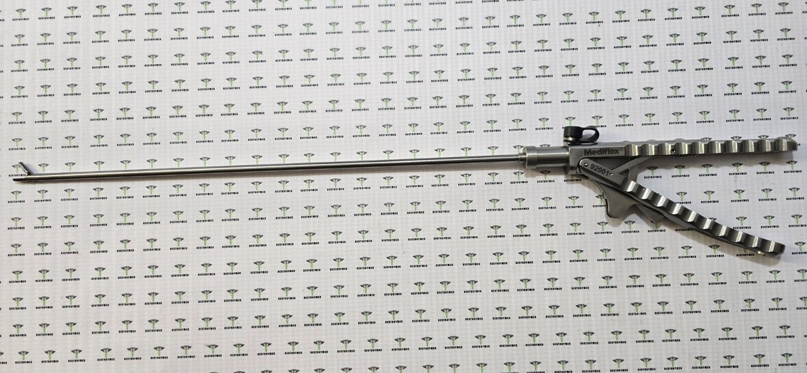 Mediflex Laparoscopic Needle Holder 5mm x33cm Carbide jaws Axial Handle