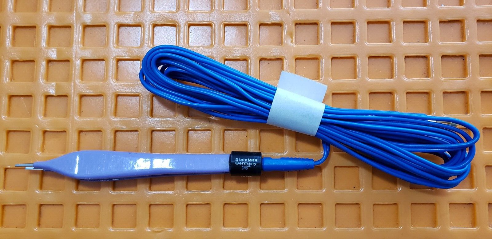 Turtle Surgical Adson Bipolar Forceps 5" Purple Non Stick Tips w- Bipolar Cable