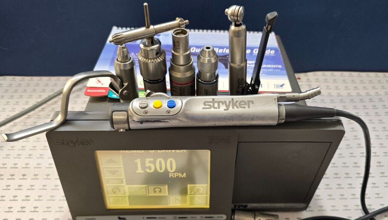 Stryker TPS System, Formula Shaver With Buttons, REMB Driver & Attachments