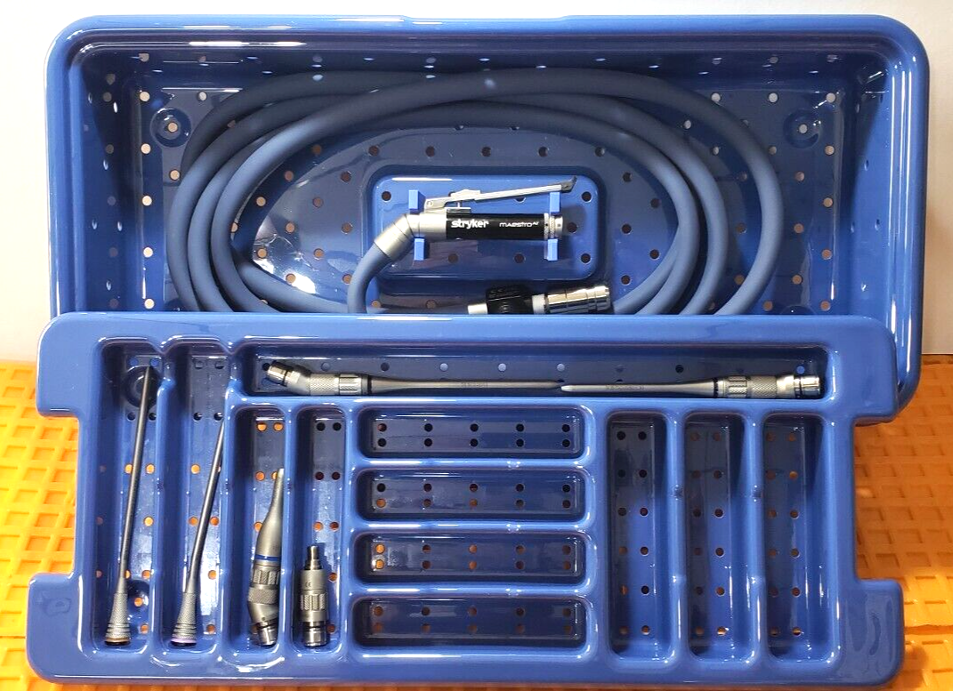 Stryker 5407-200-00H CORE Maestro Drill Hand Switch & 6 Attachments W-Tray