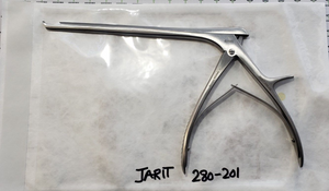 JARIT 280-201 Orthopedic Spurling Kerrison Rongeurs 40 Deg 4mm Up Bite 8" Shaft