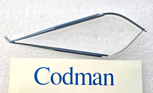Codman 80-1803 Surgical Titanium Micro Rohoton Scissors 6.5"  Angled 60*