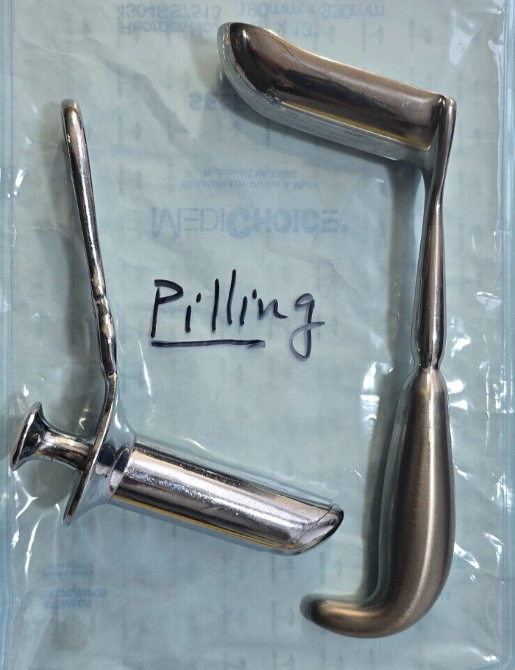 PILLING Surgical Hirschman Anoscope with Hill Ferguson Rectal Retractor Medium