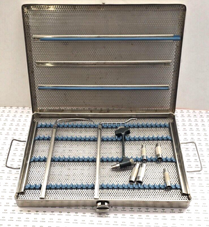 Acufex Surgical Orthopedic ACL Anterior Aimer Set with handle & Tray