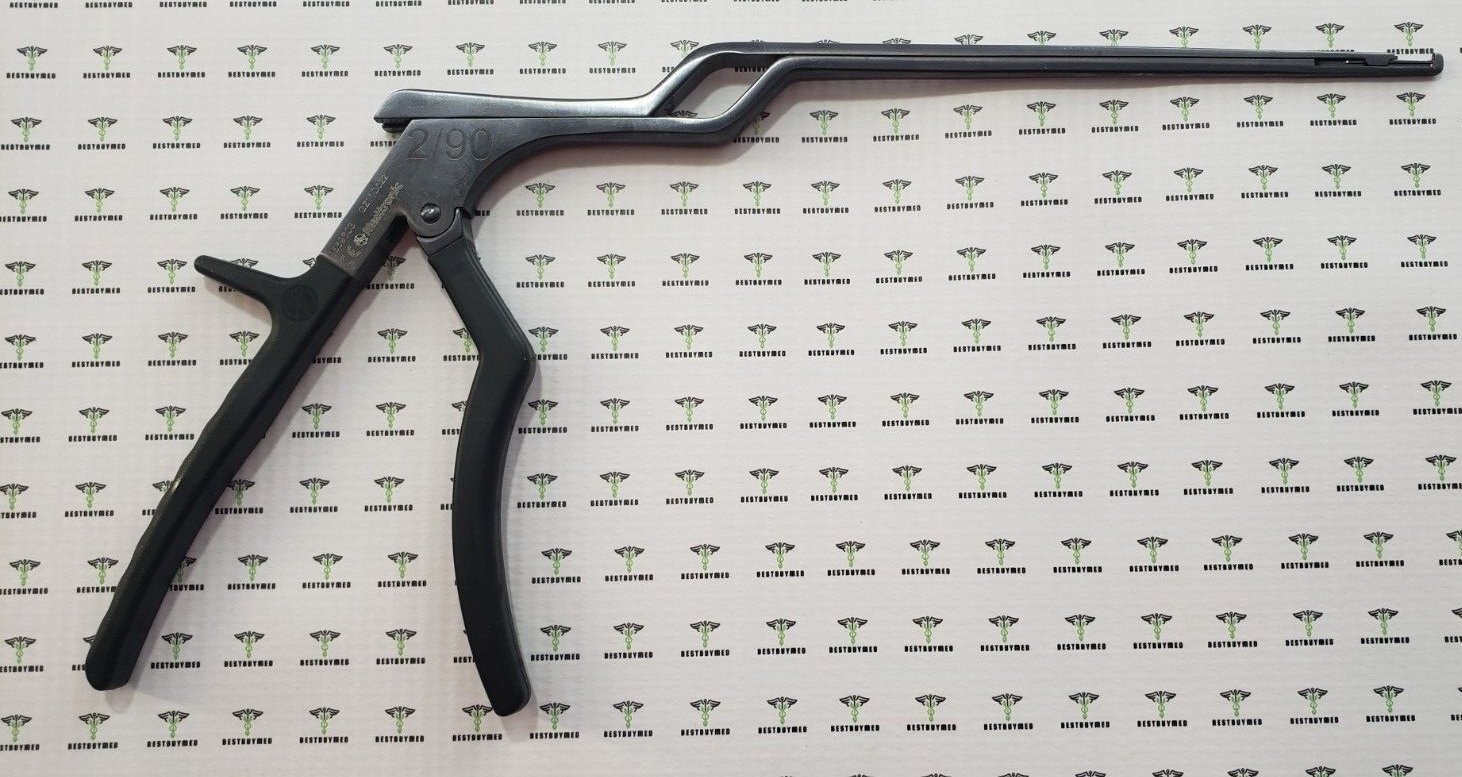 Medtronic 9569603 Orthopedic Bayonet Kerrison Rongeurs 90 Deg 2mm UP Bite 7"