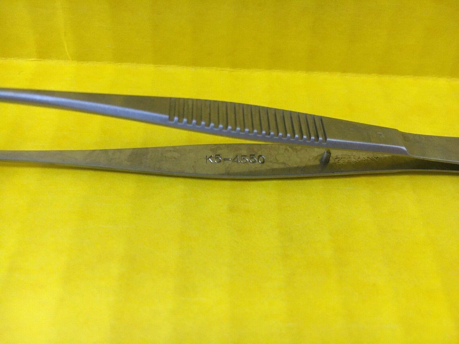 Katena USA Surgical Elschnig Fixation Forceps, 1x2 Teeth REF: K5-4550