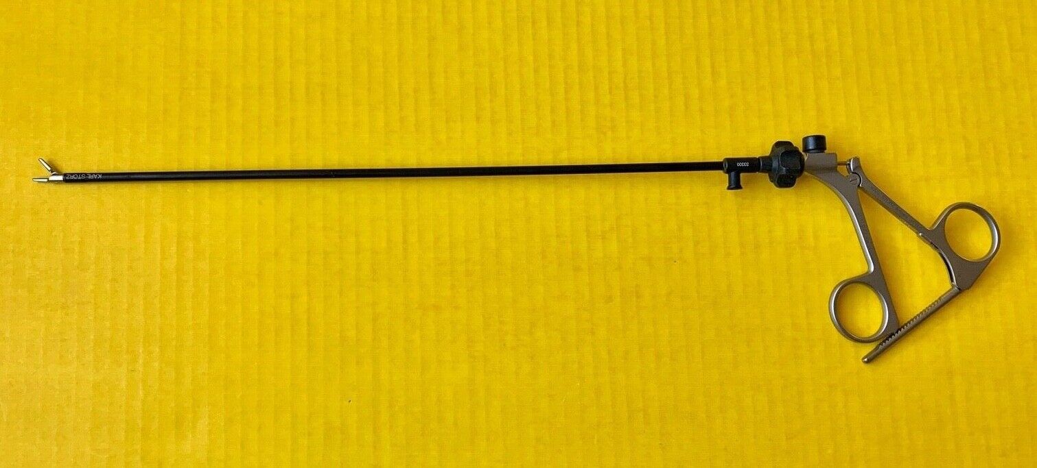Storz 33310MFM Manhes Micro Needle Holder Carbide Jaws 5mm x 36cm Ratchet Handle
