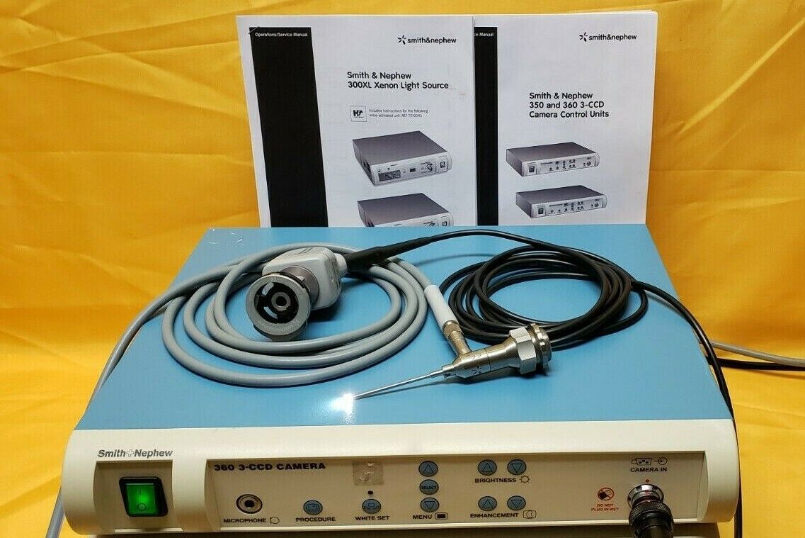 Smith&Nephew 460H Camera,3-CCD Processor,300XL Light Source, 2.7x30* Arthroscope