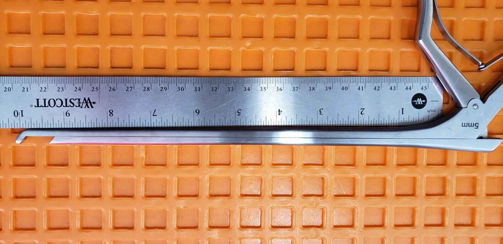 JARIT 283-242 Surgical Spurling Kerrison Rongeurs 40 Deg 5mm Up Bite 11" Shaft