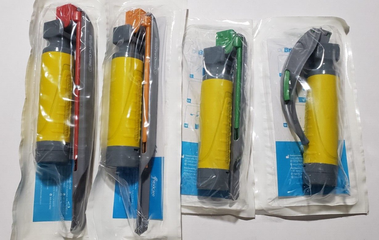 Flexicare Laryngoscope Mac Blade #2, Miller #2,3,4 With Medium Handle Set