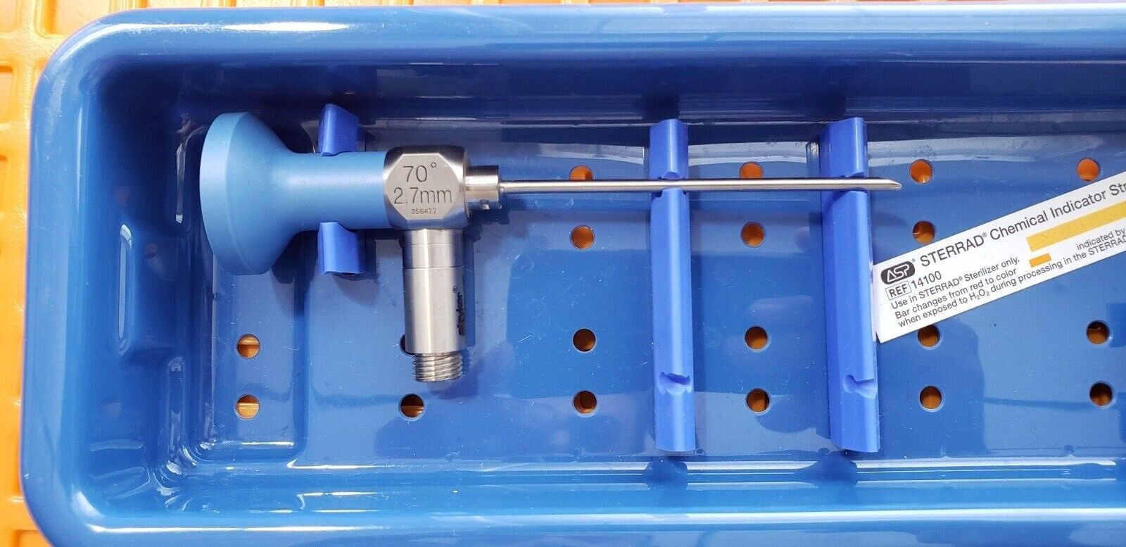 Stryker 502-243-070 Small Joint Arthroscope 2.7mm x 70° W-Tray Autoclave