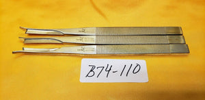 SILVER Osteotome 7"Single Guard,Straight,Right,Curved Plastic Surgery Instrument