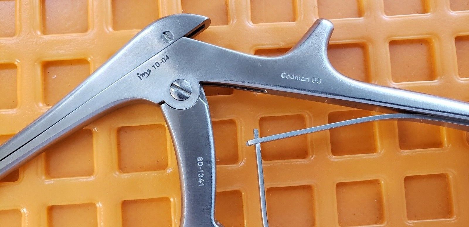 Codman 80-1341 Surgical Kerrison Rongeur 7" x 90 Degree 2mm UP Bite