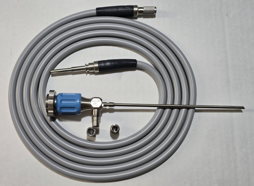 Stryker Arthroscope 4.0mm x 30° Speed Lock C-Mount  & Fiber Optic Cable