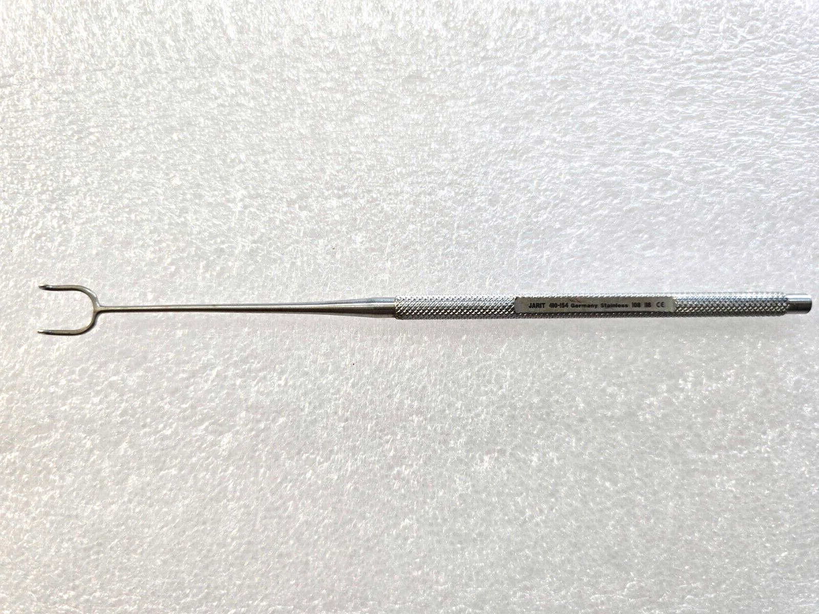 Jarit 410-154 Surgical Joseph Skin Hook 6.25" Double Prong 10mm Wide.