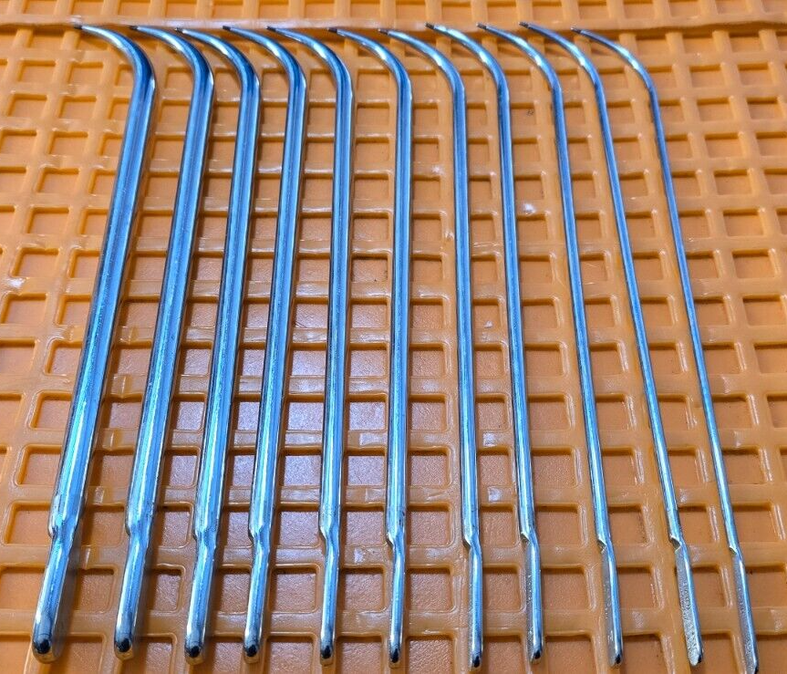 BARD Surgical Urethral Sound Set of 11 in Case. 10,12,14,16,18,20,22,24,26,28,30