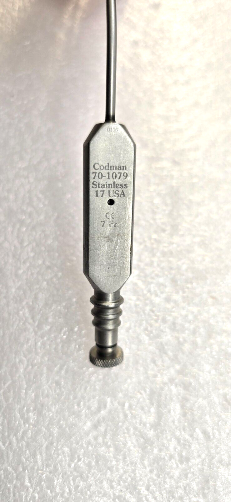 Codman Surgical Frazier Suction Tube, 7FR Angled REF: 70-1079