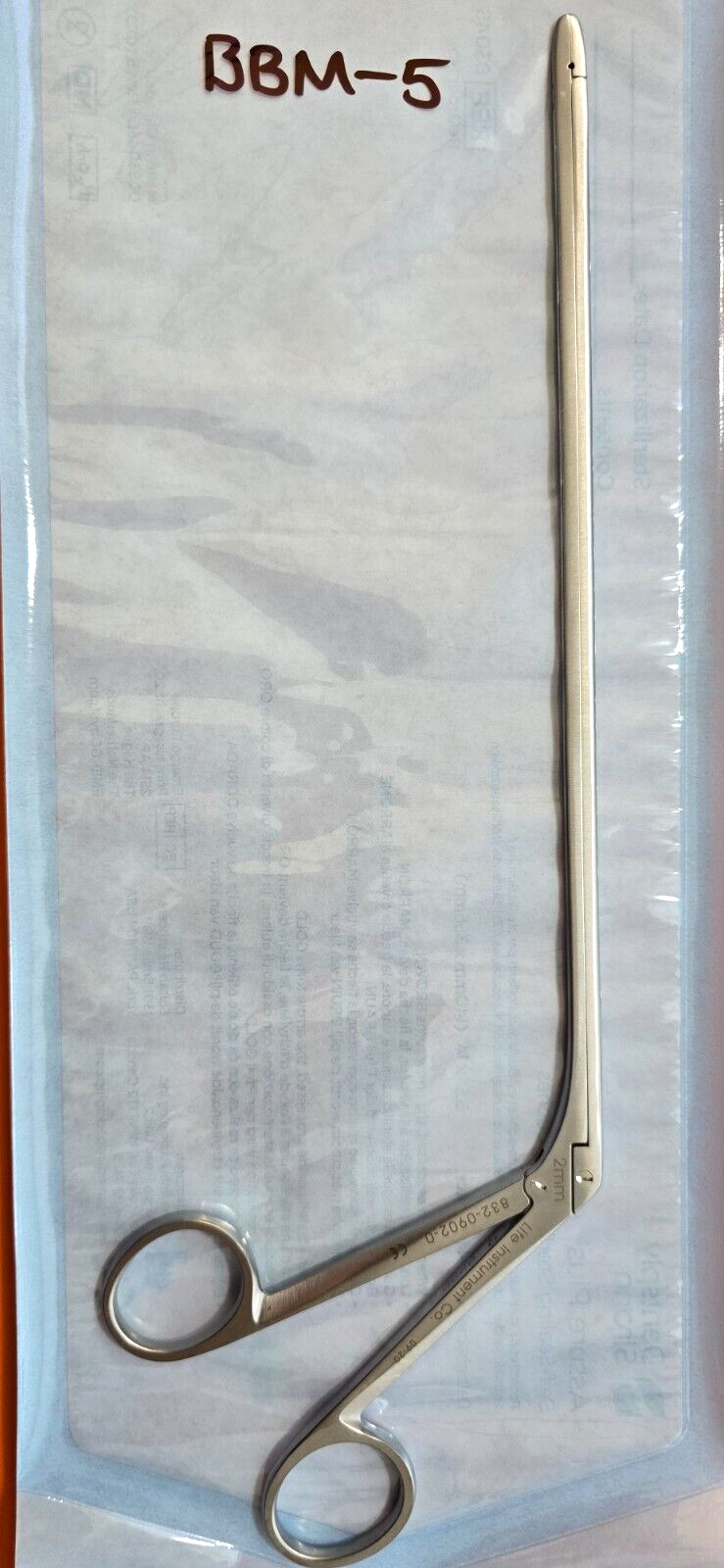 Life Instrument Surgical IVD Cushing Rongeur 9" x 2mm Straight