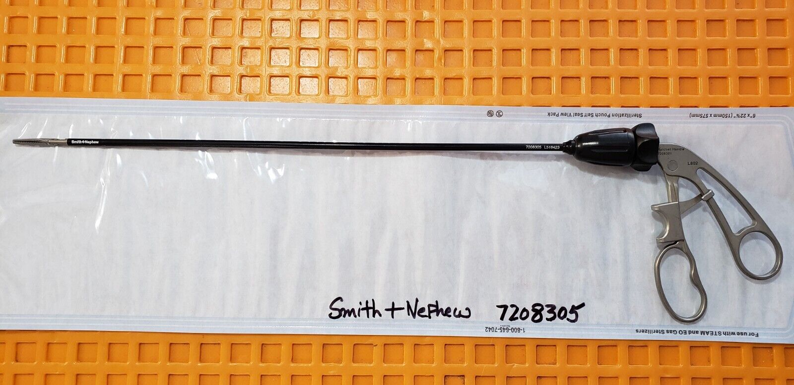 Smith+Nephew7208305 Laparoscopic Grasping Forceps 5mm x 36cm with ratchet Handle