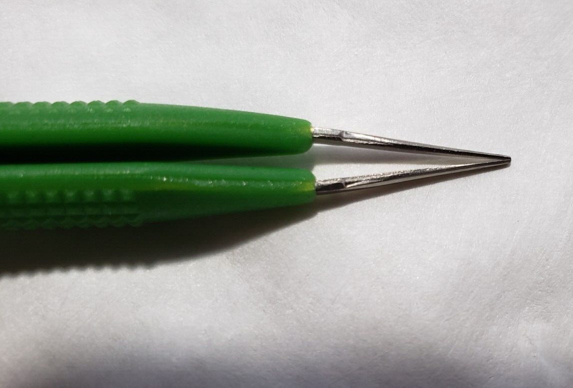 Kirwan Surgical Jeweler Bipolar Forceps 4" Non Stick 0.4mm Tip with Cable