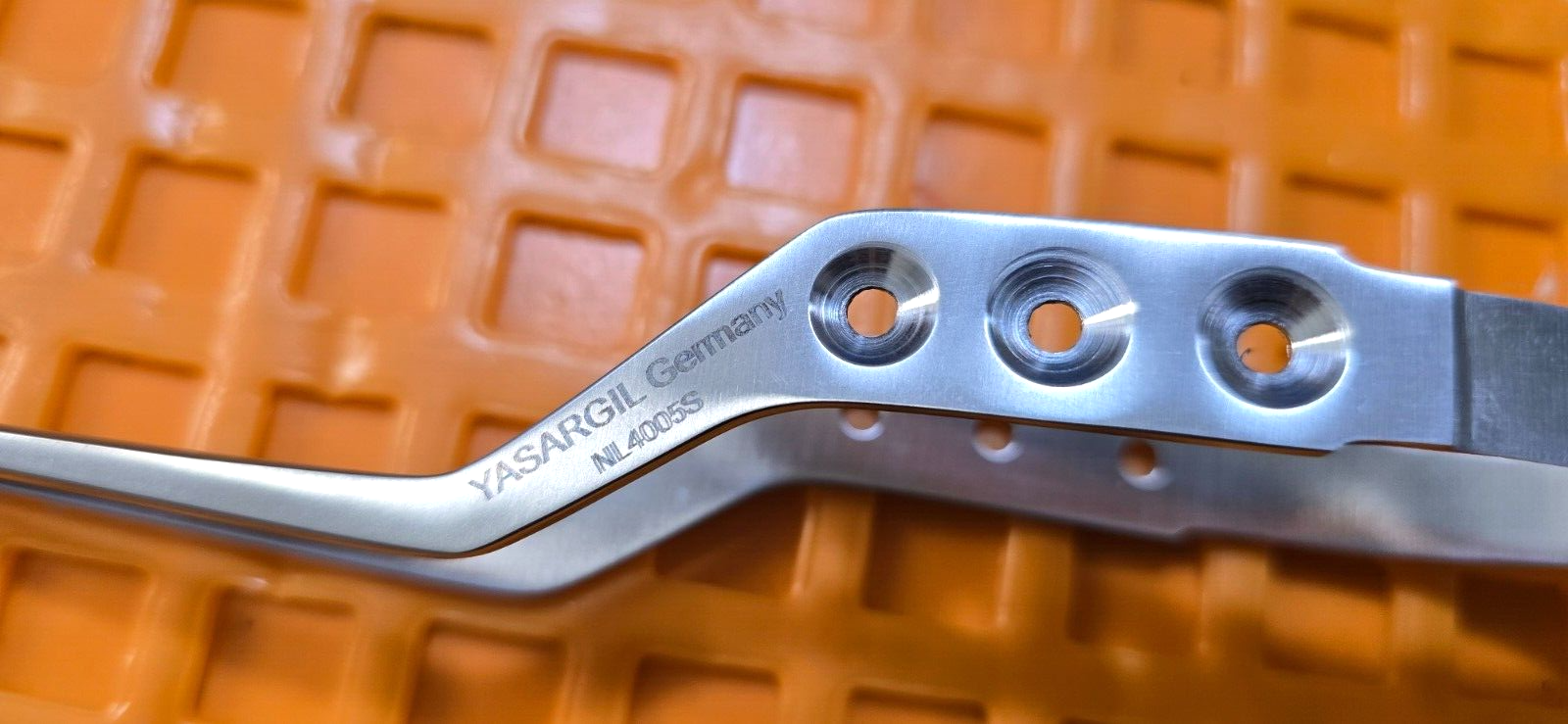 NL4005 Surgical Yasargil Micro Scissors 9"  Straight Sharp Tips