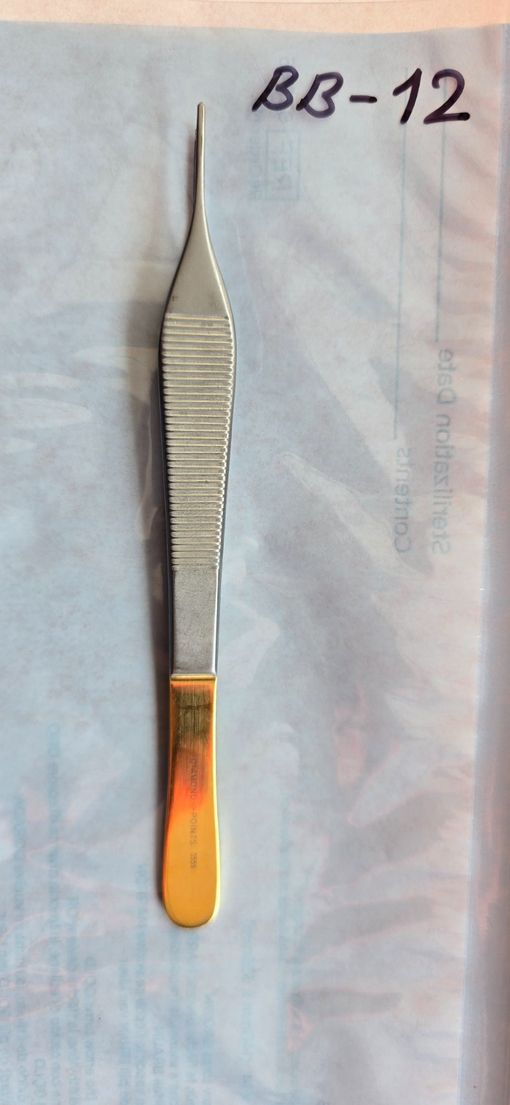 Snowden Pencer Surgical Diamond Points ADSON Tissue Forceps 4 3/4"