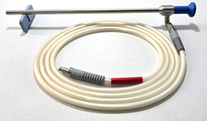 Stryker 502-457-010 Laparoscope 10mm x 0* &233-050-064 Fiberoptic Cable.