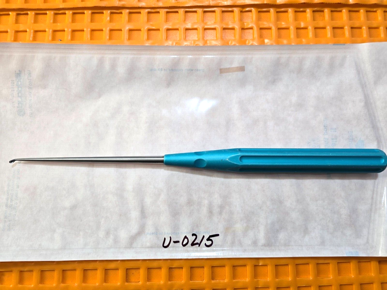 V.Mueller U-0215 Neuro/Spine Curette Oval Cup 10" Size #3/0 UP Angled