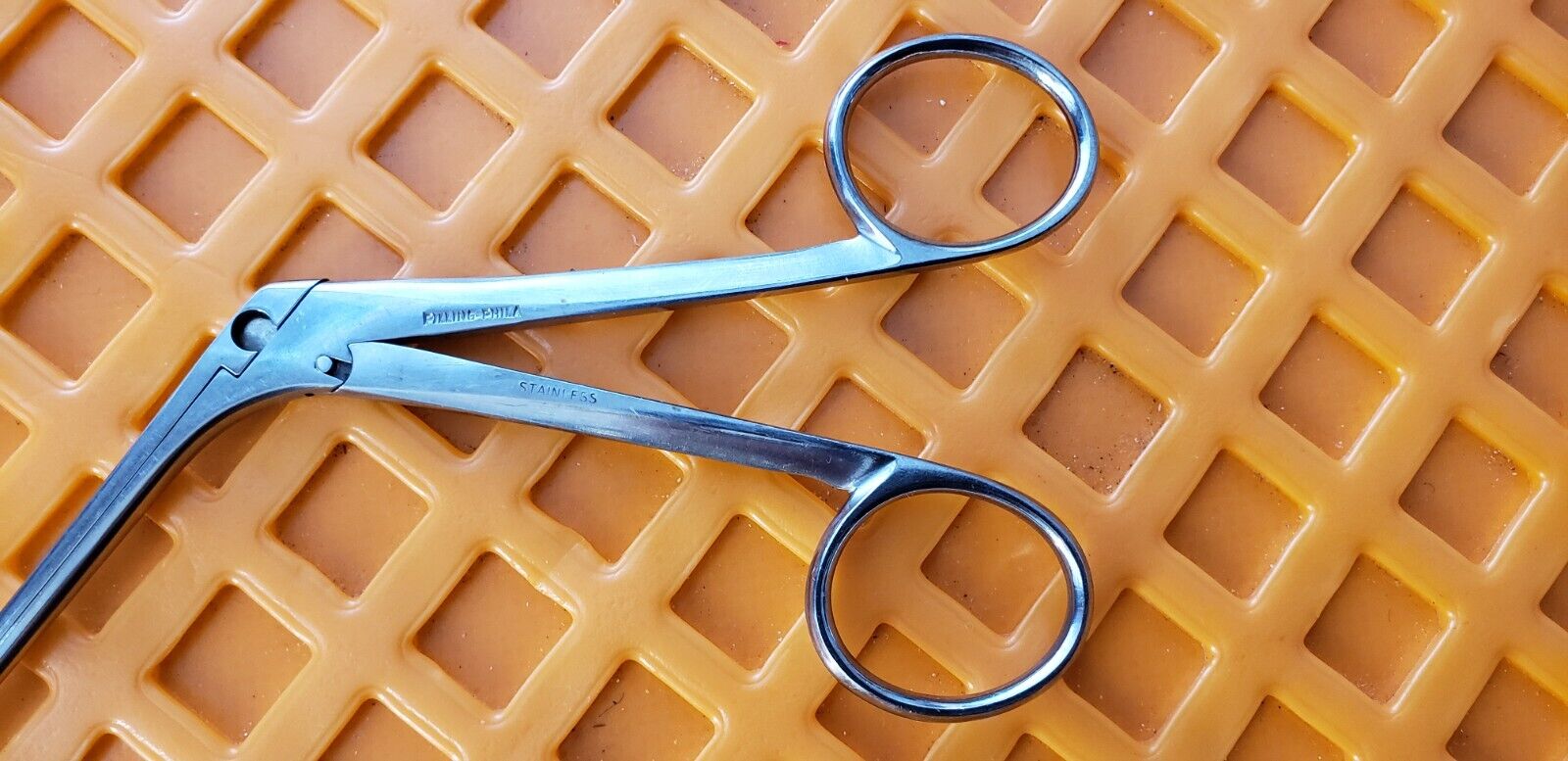 Pilling Surgical Jackson Grasping Forceps Straight 5mm x 50cm Length
