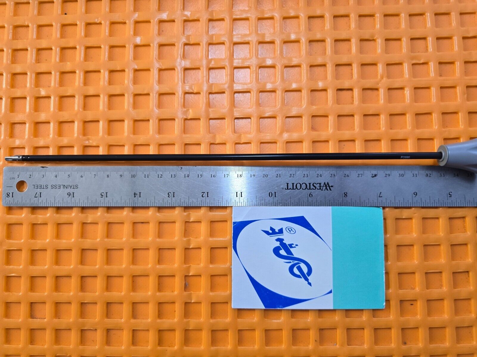 Aesculap Surgical Monopolar HOOK Scissor 5mm x 33cm Rotating Shaft