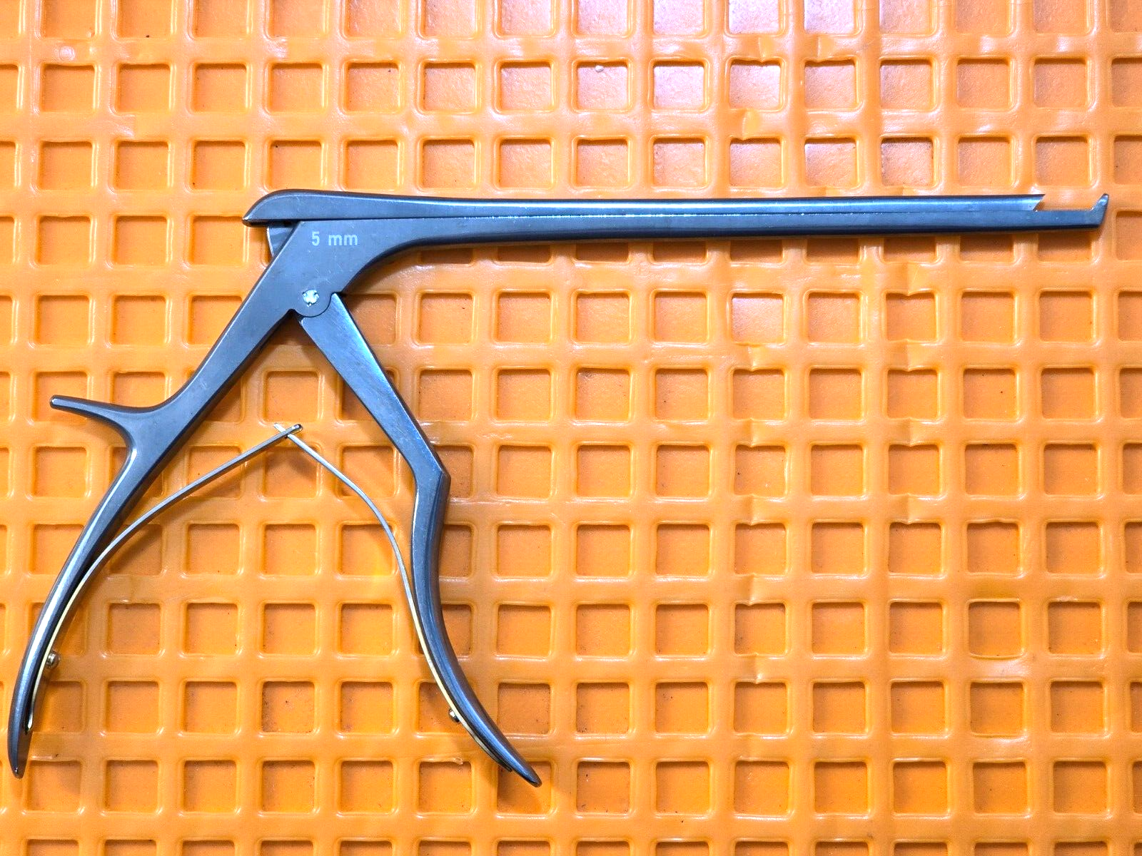Ruggles RB4825SM Orthopedic Ceramic Kerrison Rongeurs 5mm Up 9" x40 Degree