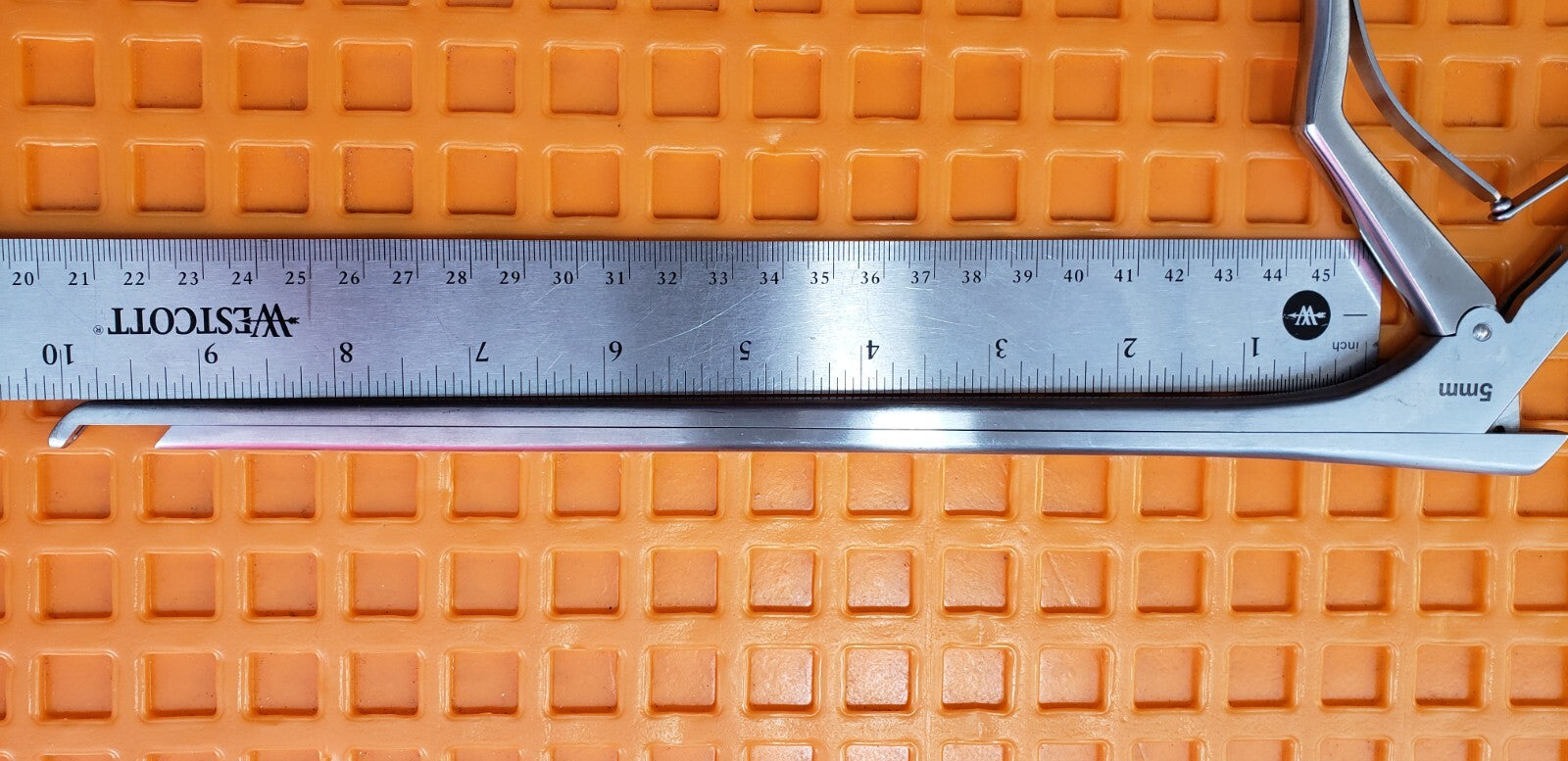 JARIT 283-242 Surgical Spurling Kerrison Rongeurs 40 Deg 5mm Up Bite 11" Shaft