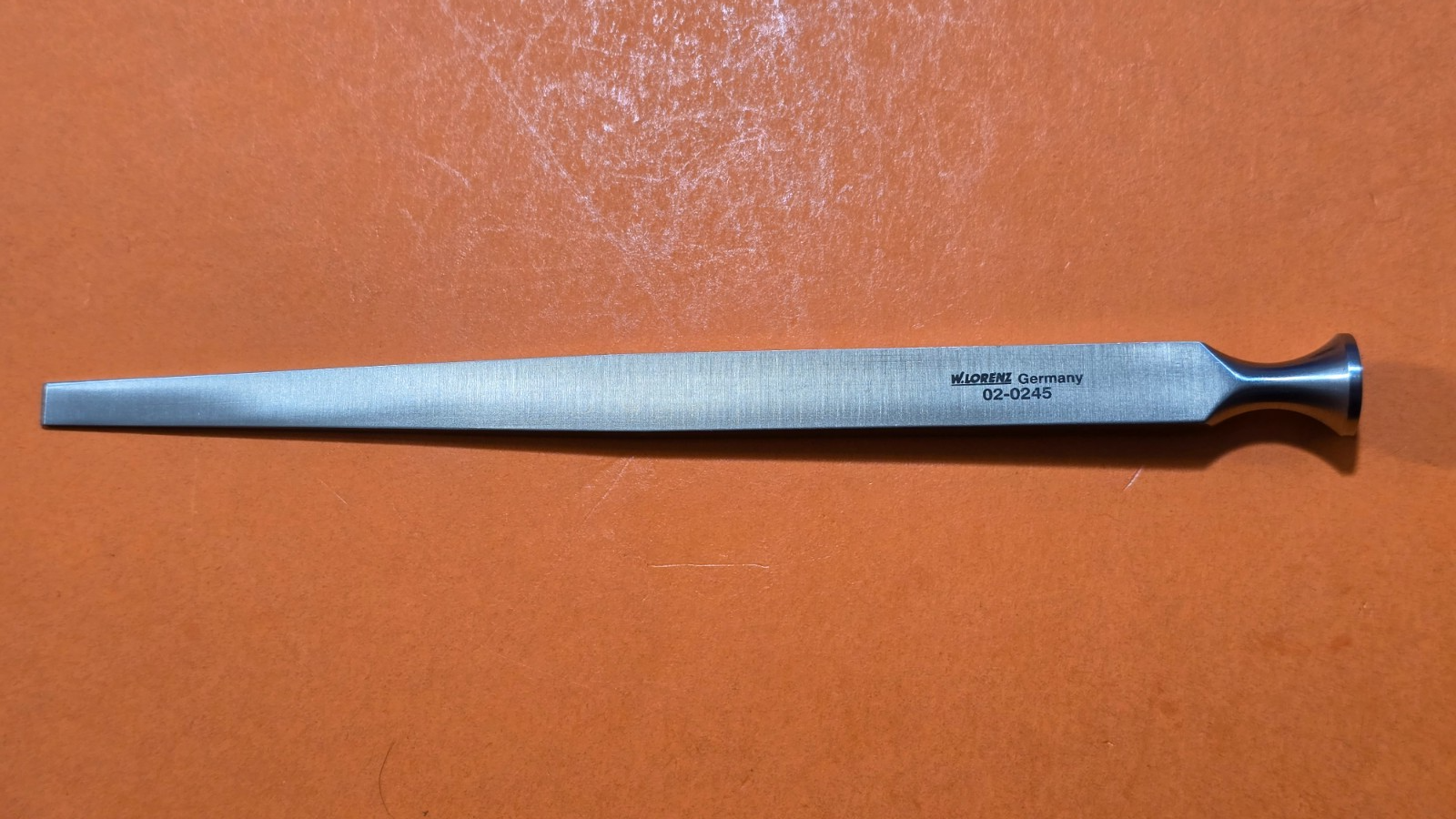 W.Lorenz 02-0245 Surgical Orthopedic Osteotome 5mm x 3/16" Straight