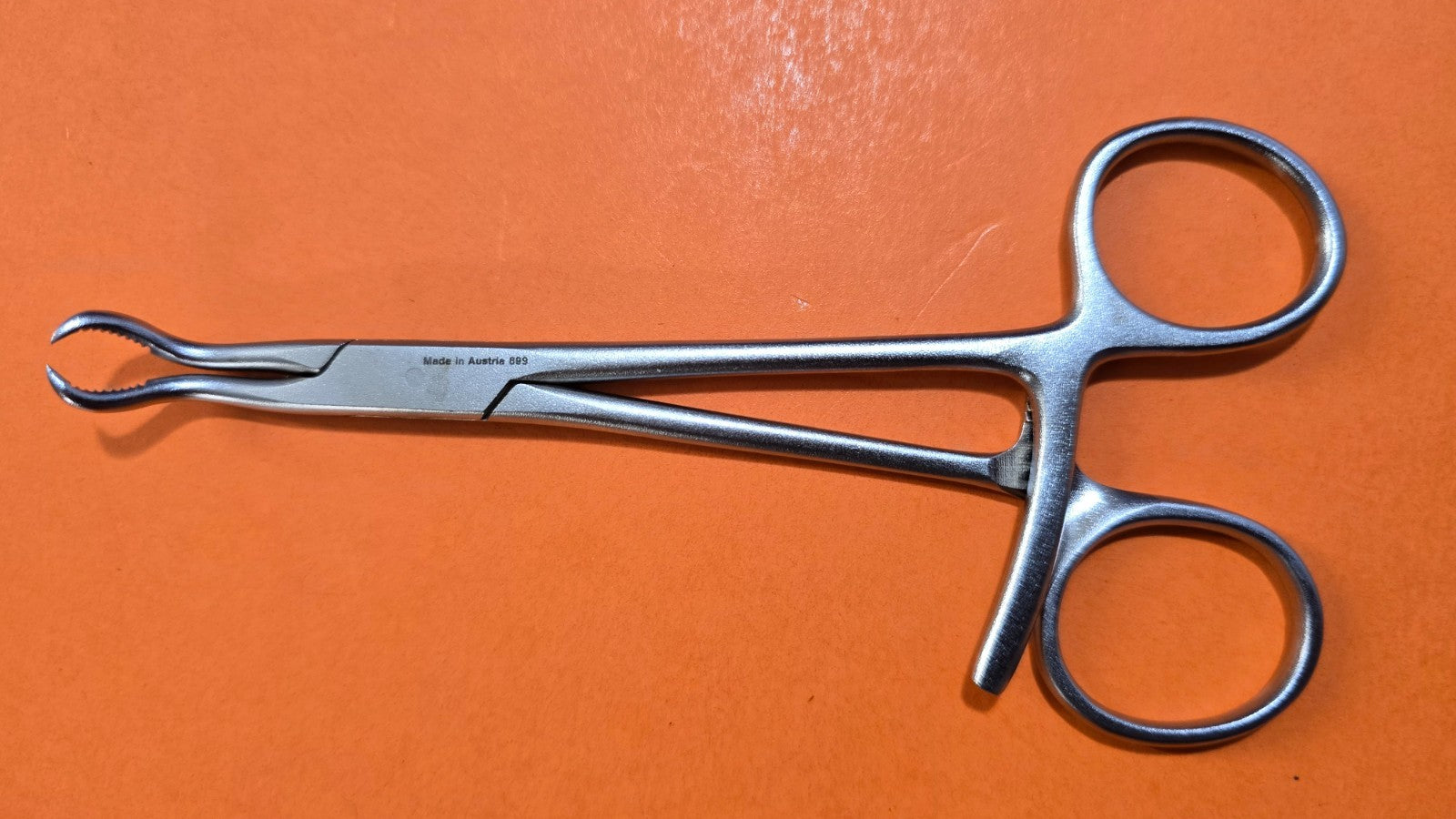 Zimmer Orthopedic Bone Reduction Forceps 5" w Ratchet