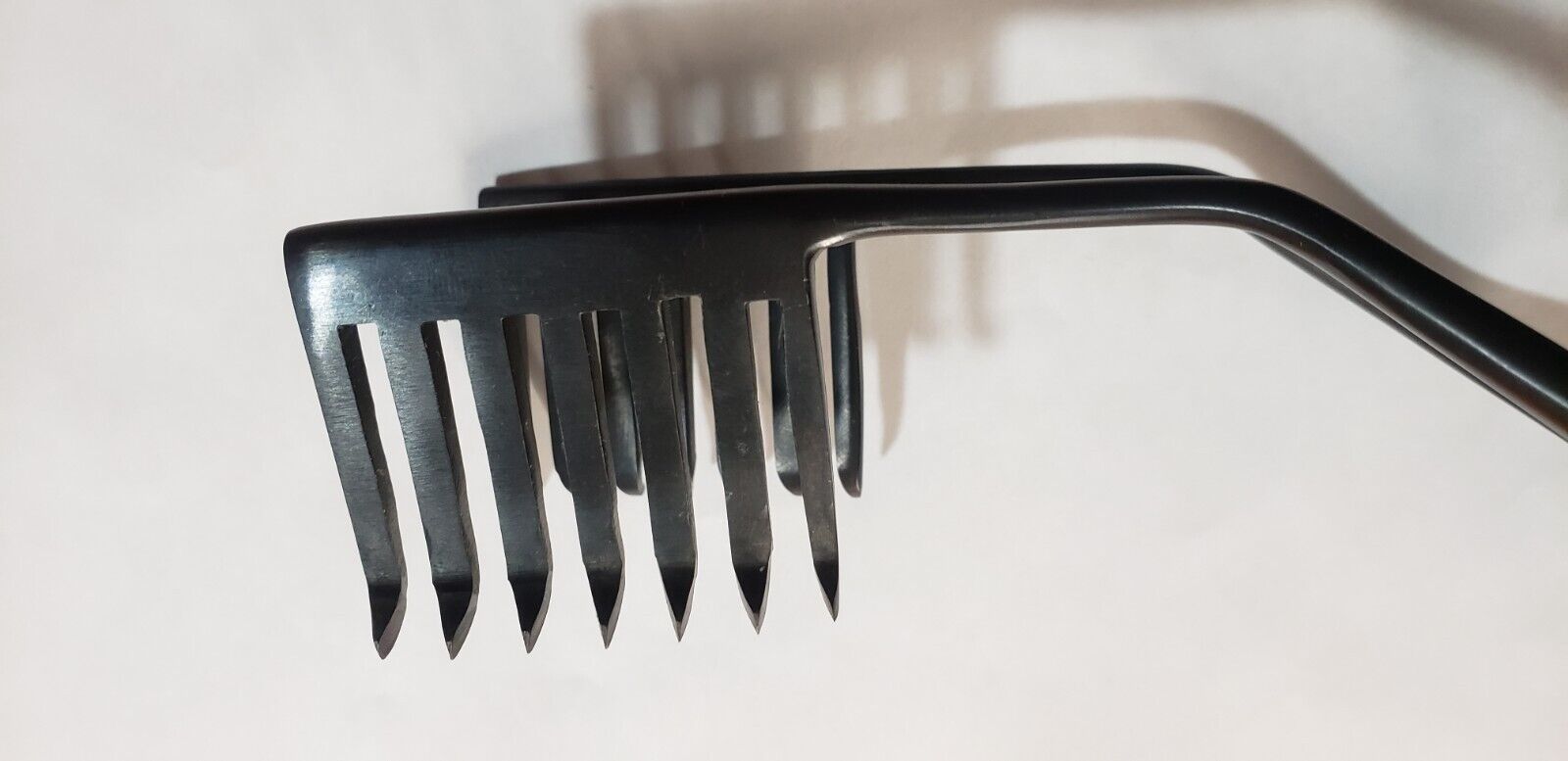 Turtle Surgical MISKIMON Cerebellar Retractor, 7" Sharp 7x7 Prongs Black Coated