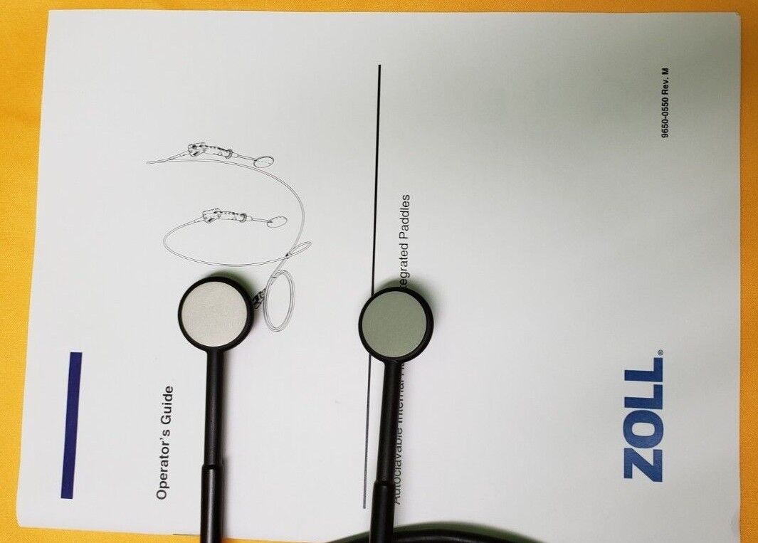 Zoll 8011013901 Autoclave able Internal Handles with Integrated Paddles & Manual