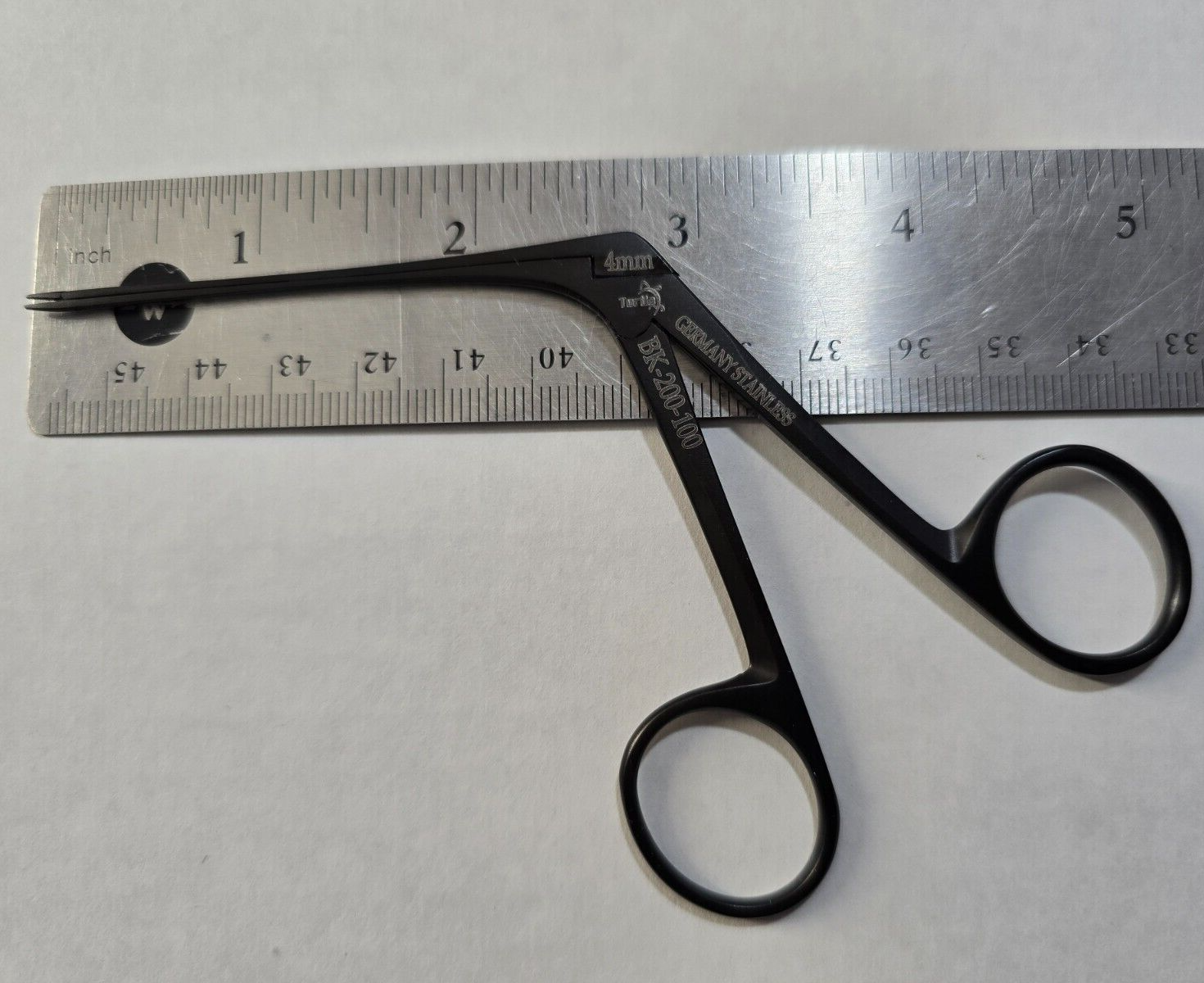 Turtle Surgical Micro Alligator  Forceps 2.5mm x 4mm Jaws Ceramic Coated