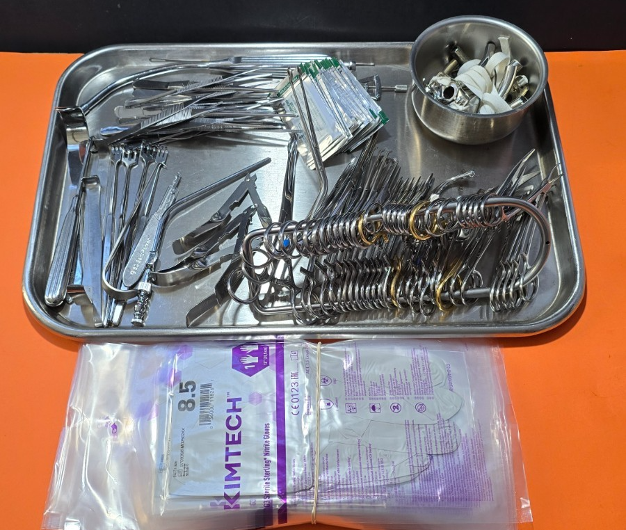 Aesculap, Pilling , Sklar, Jarit Surgical Tracheal Instruments Set with Tray #1