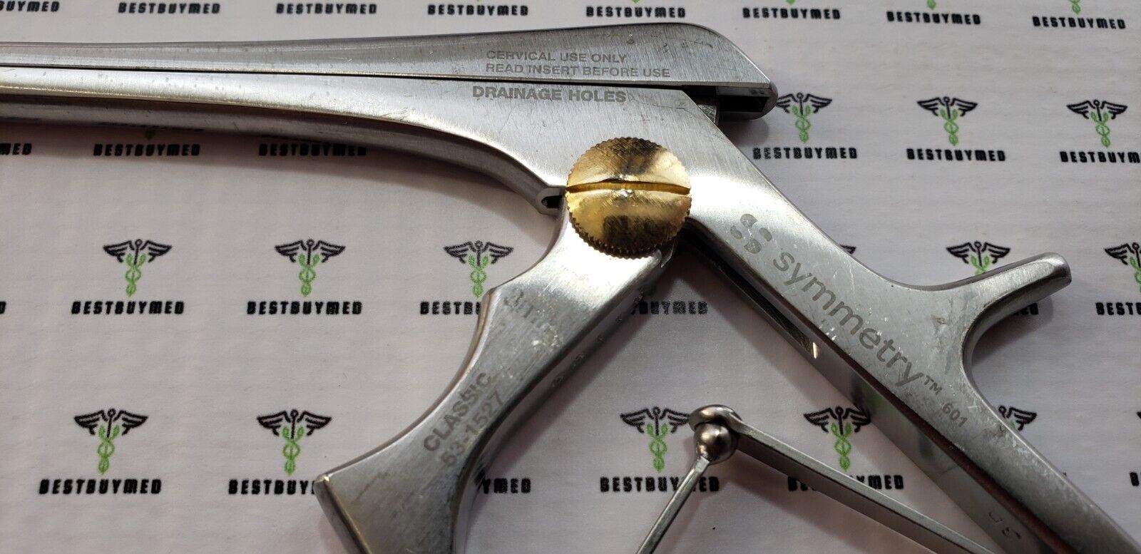 Symmetry 53-1527 Orthopedic Kerrison Rongeur 3mm 40 Degree W-Drainage Holes