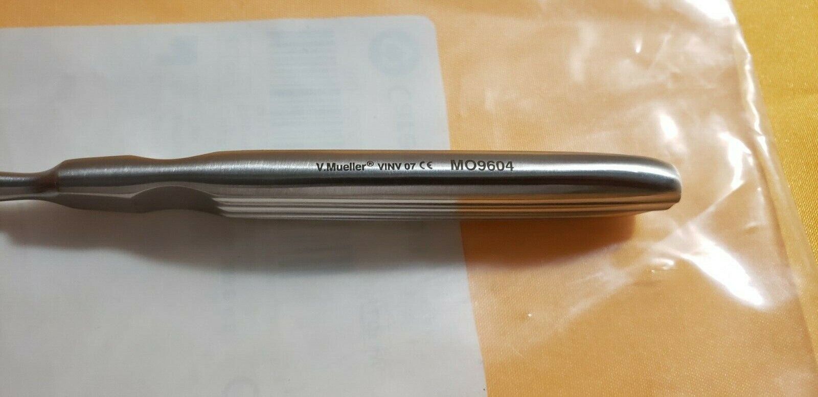 V. Mueller MO9604 Surgical Orthopedic Periosteal Elevator 7" Tip 9mm
