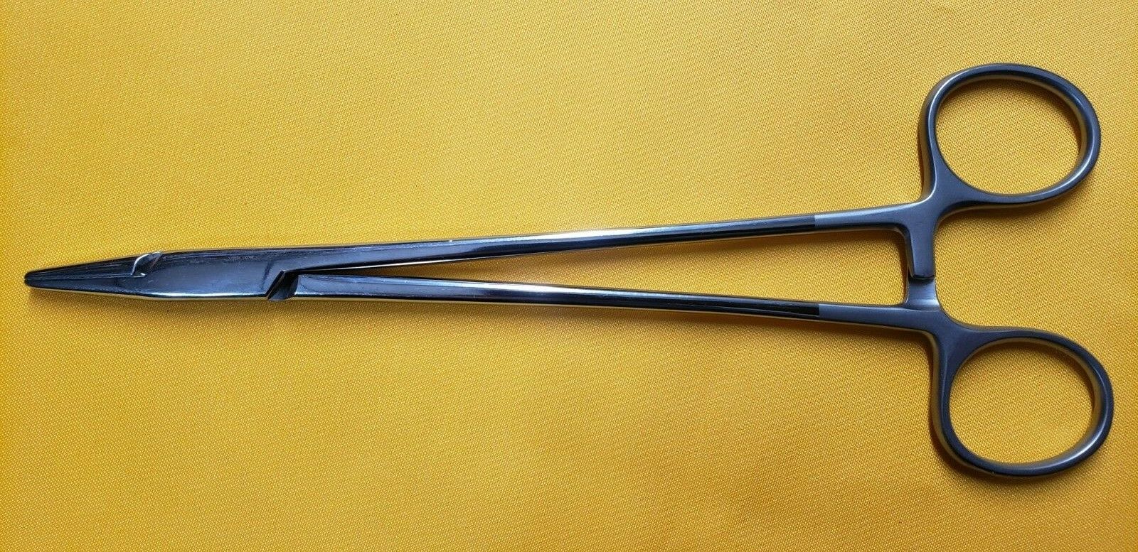 SCANLAN 6006-620 Surgical Diamond Dust Heavy Needle Holder, Straight 8 1/8"