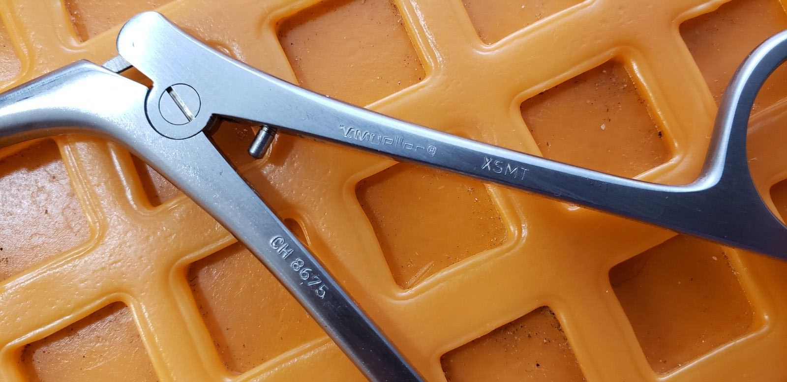 V. Mueller CH8675 Surgical Leather Karmody Situ Scissors 6 3/4" Blunt