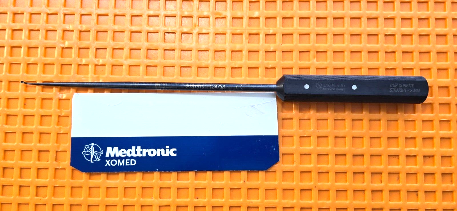 Medtronic 9181910 Sofamor Neuro/Spine Curette Oval Cup Size # 2MM