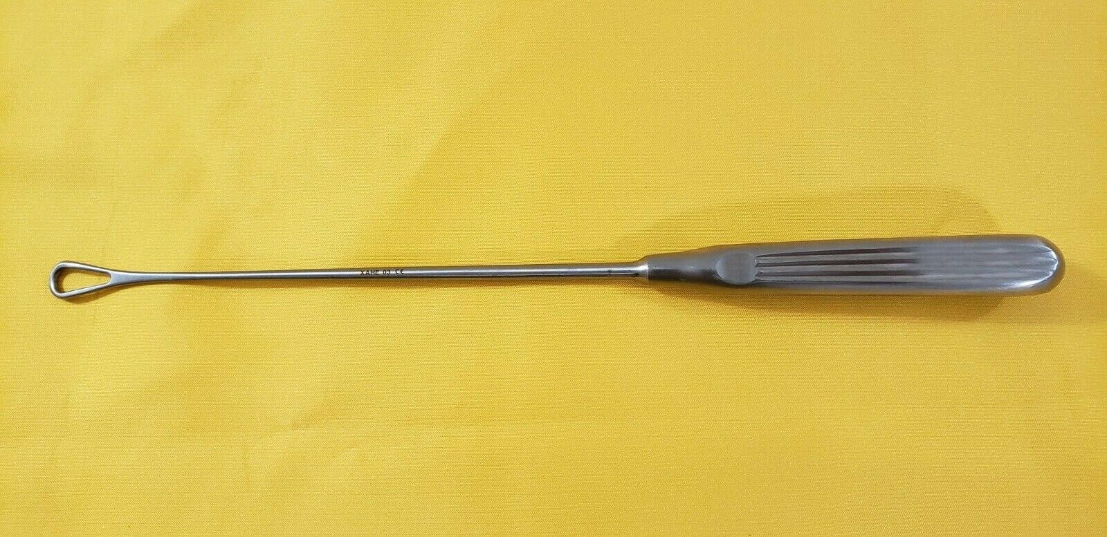 V. Mueller GL 1610-002 Thomas Uterine Curette Size 2 Blunt 11"