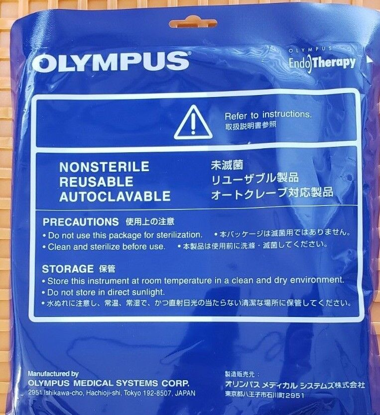 Olympus FB-25K-1 Biopsy Forceps Cup Jaw 2.8mm x 1550mm Fenestrated Autoclavable