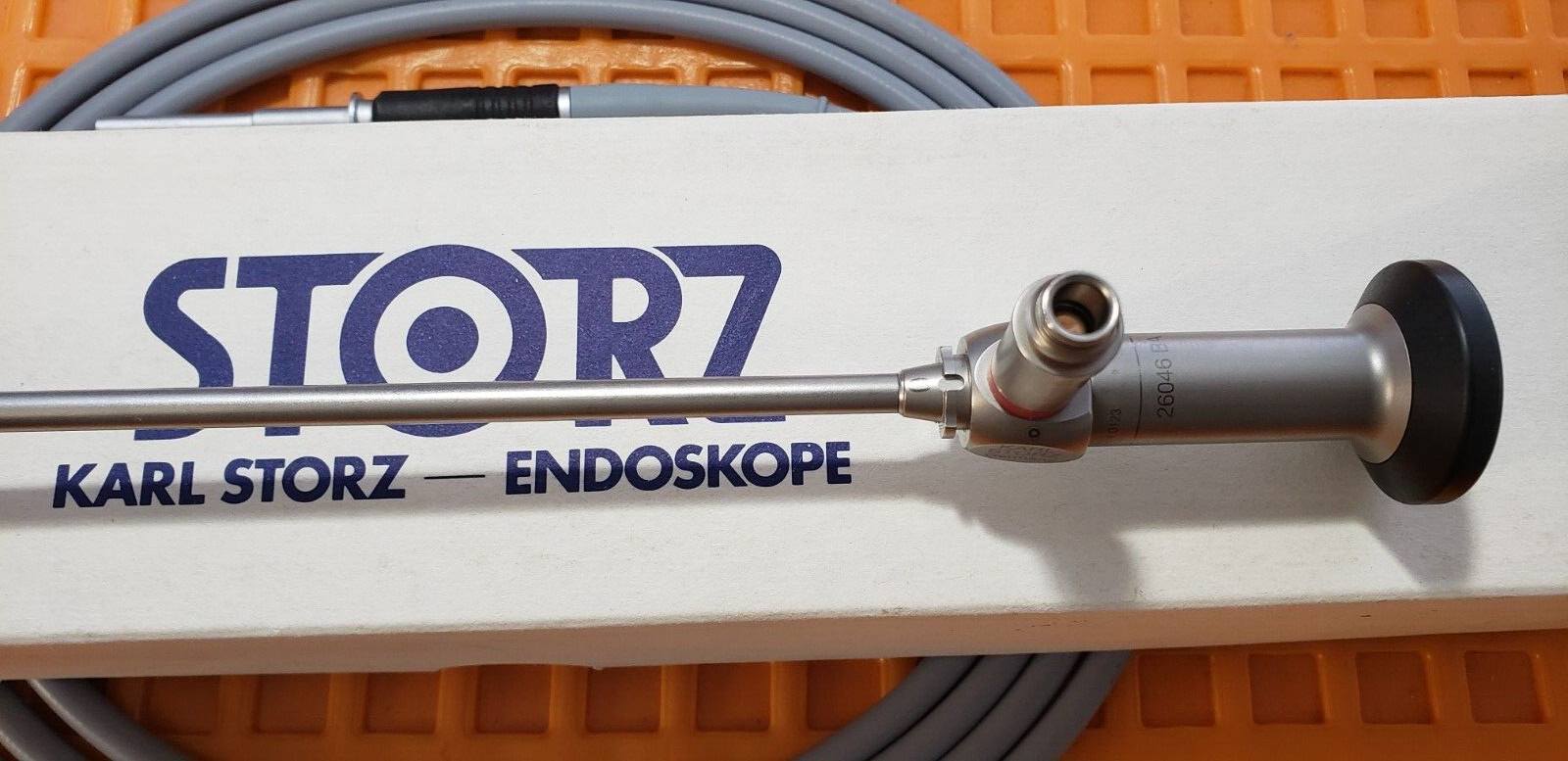 Karl Storz 26046BA 5mmx30 Degree Telescope 30cm Autoclave & 495NA Fiber Cable